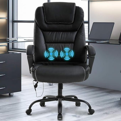 Big & Tall Office Chair 🪑 | Ergonomic & Heavy-Duty Design for Comfort & Support (400 lbs Capacity) 💼