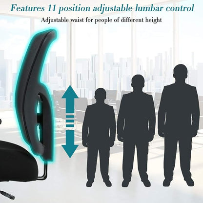 Big & Tall Office Chair 🪑 | Ergonomic & Heavy-Duty Design for Comfort & Support (400 lbs Capacity) 💼