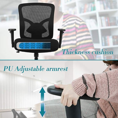 Big & Tall Office Chair 🪑 | Ergonomic & Heavy-Duty Design for Comfort & Support (400 lbs Capacity) 💼