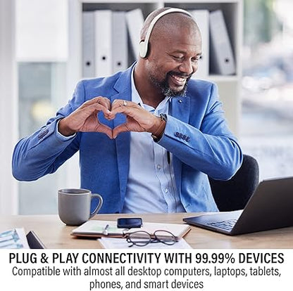 🎧 Wired Headphones with Microphone | Comfortable, High-Quality Sound | Perfect for Online Classes, Meetings & Music 🎤