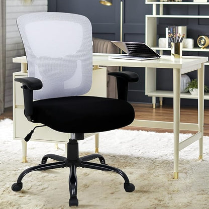 Big & Tall Office Chair 🪑 | Ergonomic & Heavy-Duty Design for Comfort & Support (400 lbs Capacity) 💼