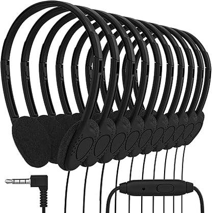 🎧 Wired Headphones with Microphone | Comfortable, High-Quality Sound | Perfect for Online Classes, Meetings & Music 🎤